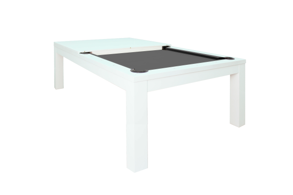 Бильярдный стол для пула "Penelope" 7 ф (белый) с плитой, со столешницей