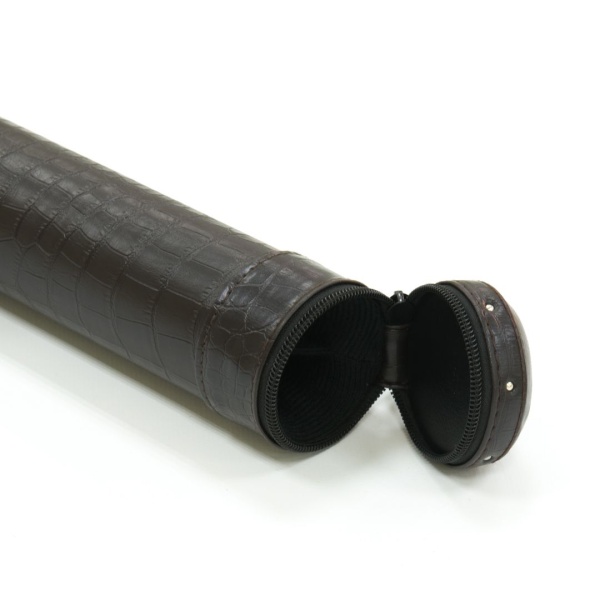 Тубус для кия Action 1/1 93 см темно-коричневый (кроко), карман 23 см