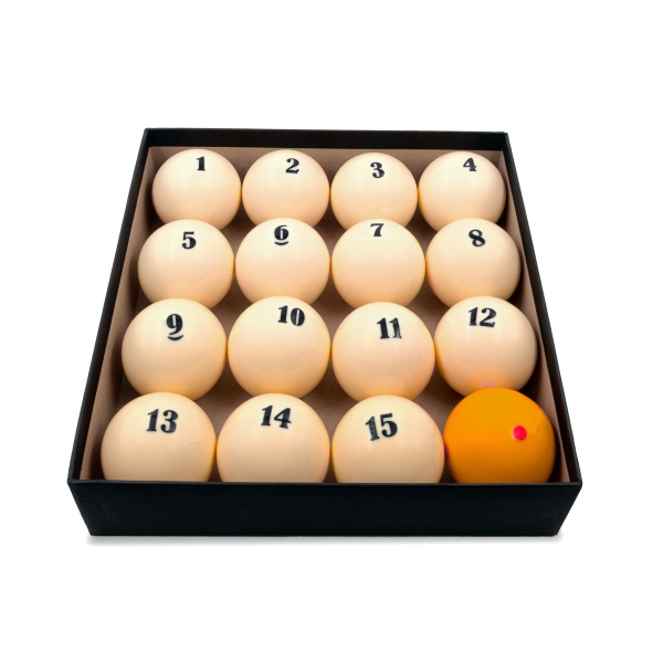 Комплект шаров 68 мм "Diamond Ultra C" желтый биток